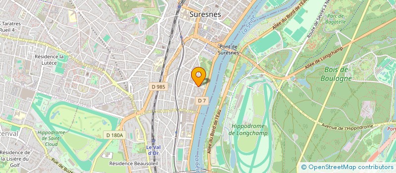 localisation de l'entreprise VALFERRUS à SURESNES