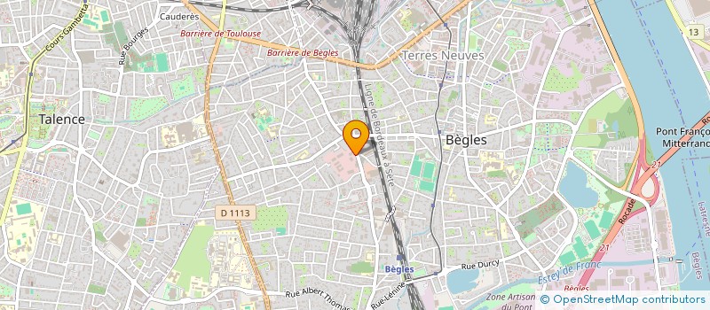localisation de l'entreprise VALFIN à BEGLES