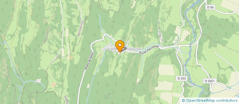 localisation de l'entreprise VALFIN  VOSBLES-VALFIN