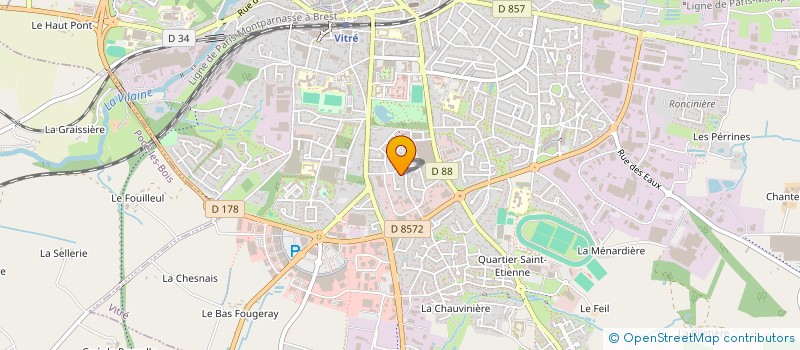 localisation de l'entreprise VALFINANCE  VITRE