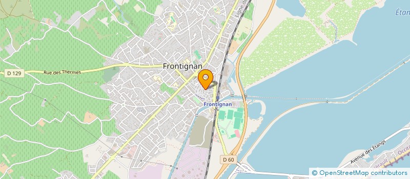 localisation de l'entreprise VALFLEURS  FRONTIGNAN