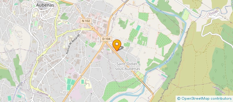 localisation de l'entreprise VALFLO  SAINT-DIDIER-SOUS-AUBENAS