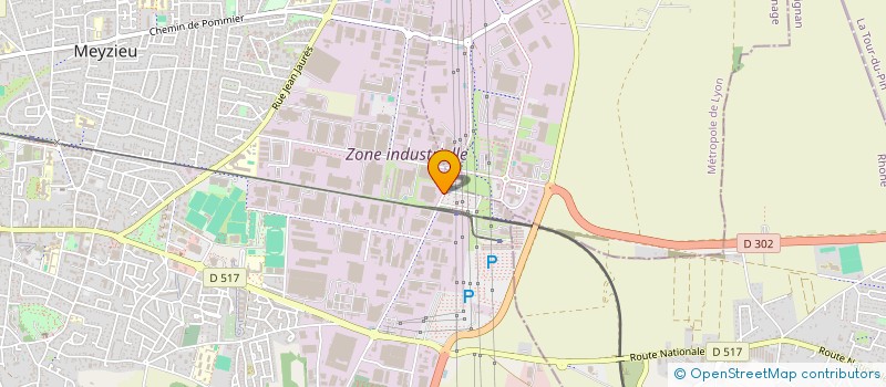 localisation de l'entreprise VALFOND AFFINAGE à MEYZIEU