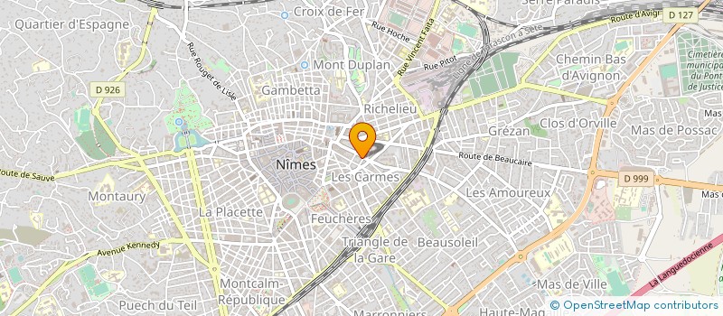 localisation de l'entreprise VALFOR-SOC ADMINISTR VALEURS FONCIERES  NIMES