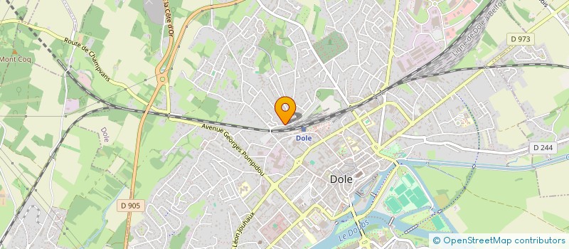 localisation de l'entreprise VALFORMA à DOLE