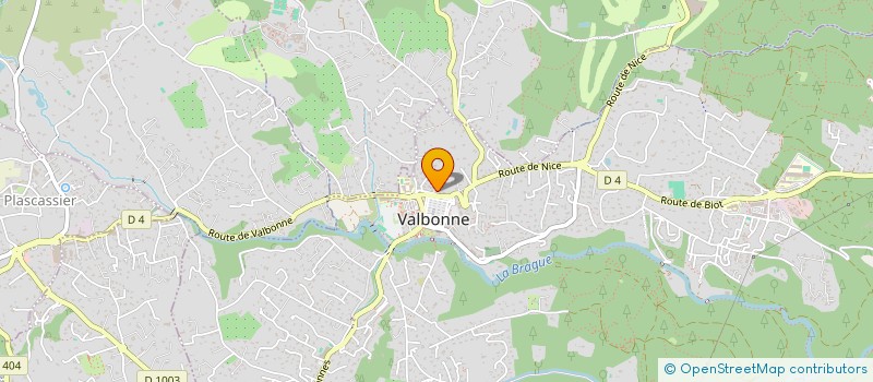 localisation de l'entreprise VALFORME à VALBONNE