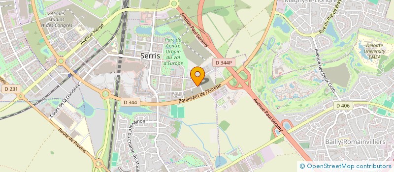 localisation de l'entreprise VALFRAN  SERRIS