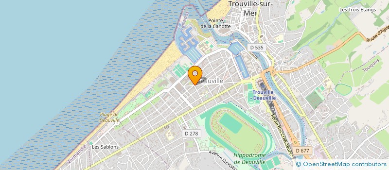 localisation de l'entreprise VALFRAY à DEAUVILLE