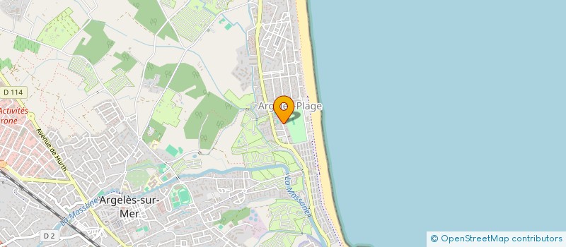 localisation de l'entreprise VALFRE  ARGELES-SUR-MER