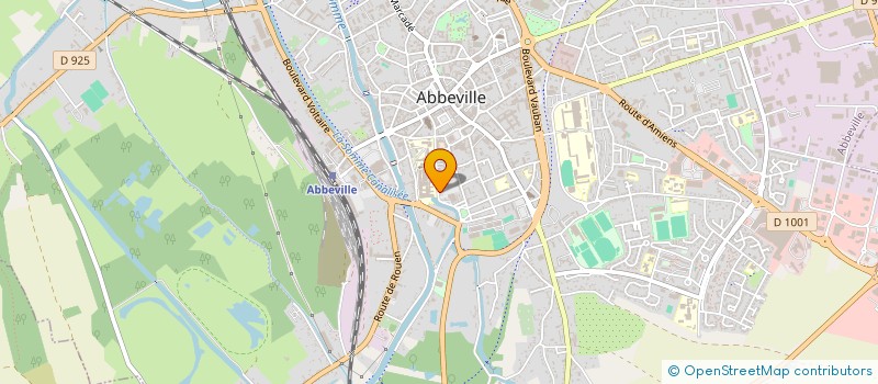 localisation de l'entreprise VALFREY à ABBEVILLE