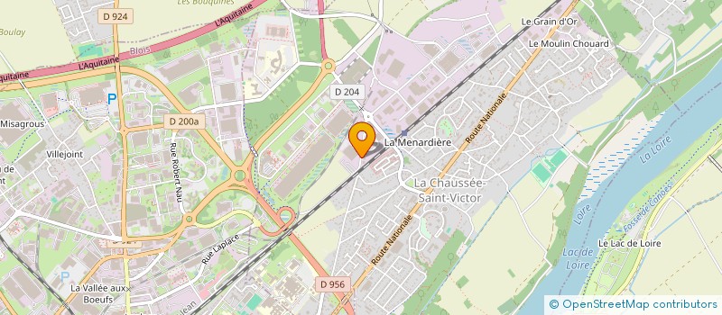 localisation de l'entreprise VALFROID  LA CHAUSSEE-SAINT-VICTOR