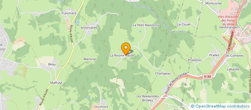 localisation de l'entreprise VALGAET  MONISTROL-SUR-LOIRE