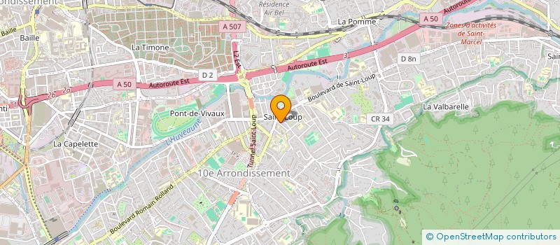 localisation de l'entreprise VALGAKAR à MARSEILLE