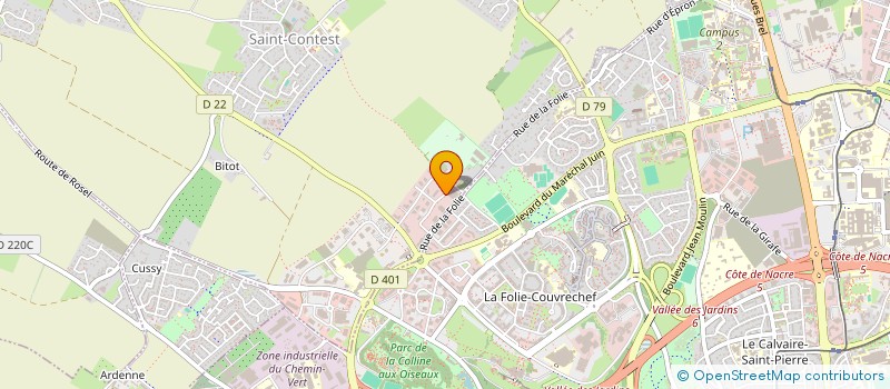 localisation de l'entreprise VALGEST à SAINT-CONTEST