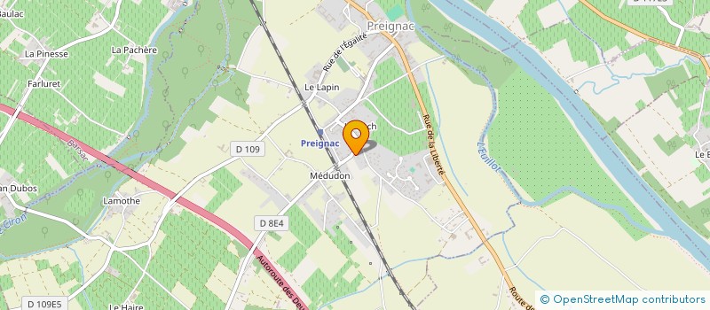 localisation de l'entreprise VALGIMMO  GRADIGNAN