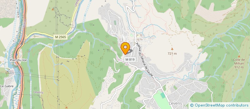 localisation de l'entreprise VALGIORE  LEVENS