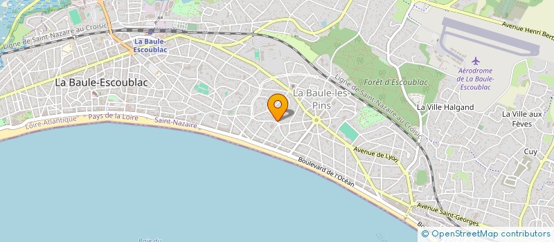 localisation de l'entreprise VALGIRARD  LA BAULE-ESCOUBLAC