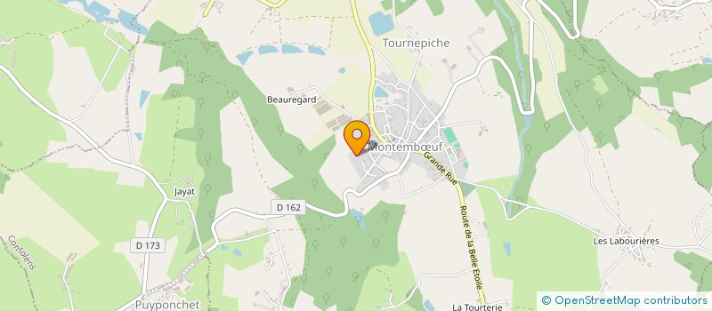 localisation de l'entreprise VALGO à MONTEMBŒUF