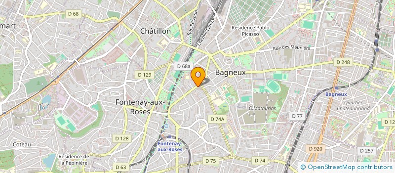 localisation de l'entreprise VALGO'INN à FONTENAY-AUX-ROSES