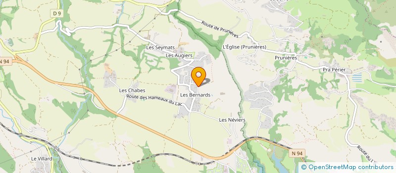 localisation de l'entreprise VALGORA à CHORGES