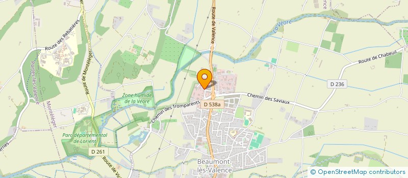 localisation de l'entreprise VALGOURMAND à BEAUMONT-LES-VALENCE