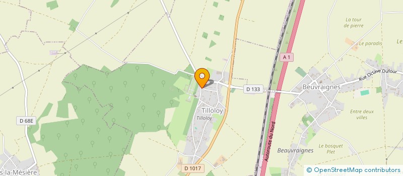 localisation de l'entreprise VALGREG  TILLOLOY