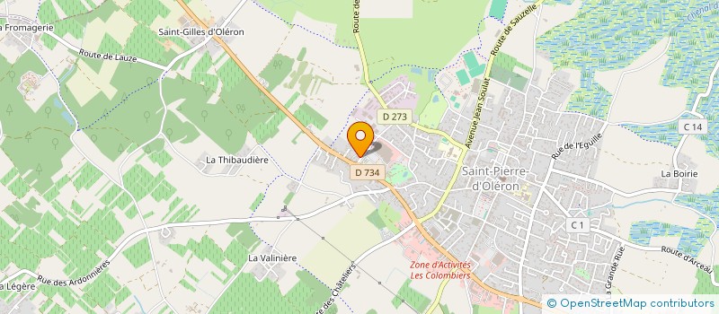 localisation de l'entreprise VALHAIR à SAINT-PIERRE-D OLERON