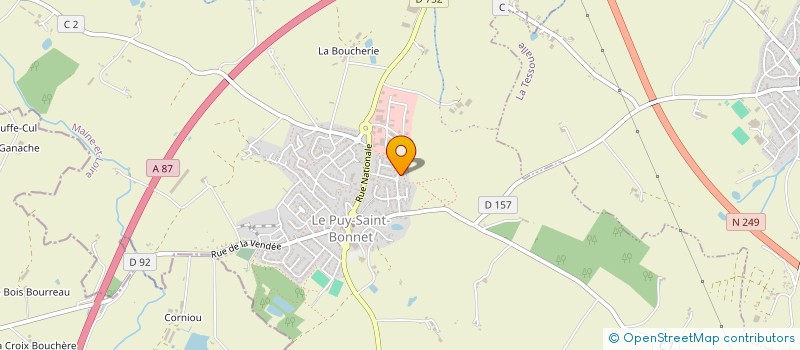 localisation de l'entreprise VALHALLA à CHOLET