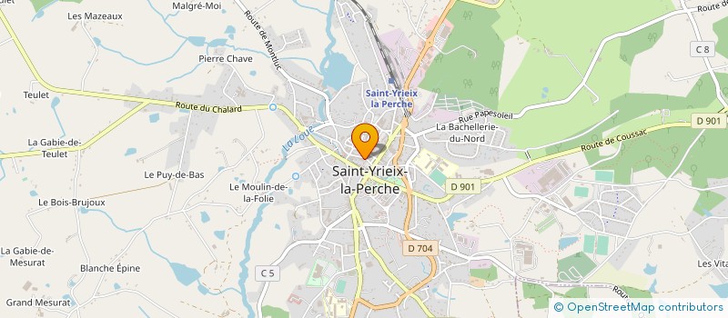 localisation de l'entreprise VALHALLA à SAINT-YRIEIX-LA-PERCHE