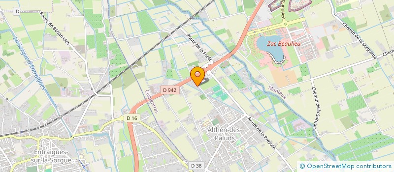 localisation de l'entreprise VALHALLA BARBELL CLUB  ALTHEN-DES-PALUDS