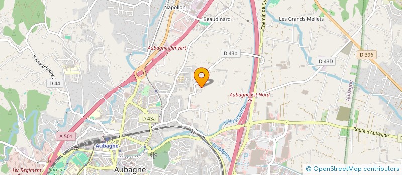 localisation de l'entreprise VALHALLA MUSIC PUBLISHING  AUBAGNE