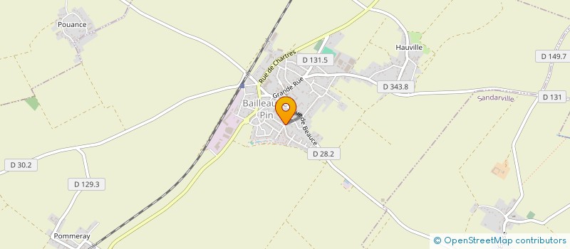 localisation de l'entreprise VALHERY à BAILLEAU-LE-PIN