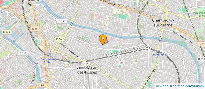 localisation de l'entreprise VALHET DE JOINVILLE à SAINT-MAUR-DES-FOSSES