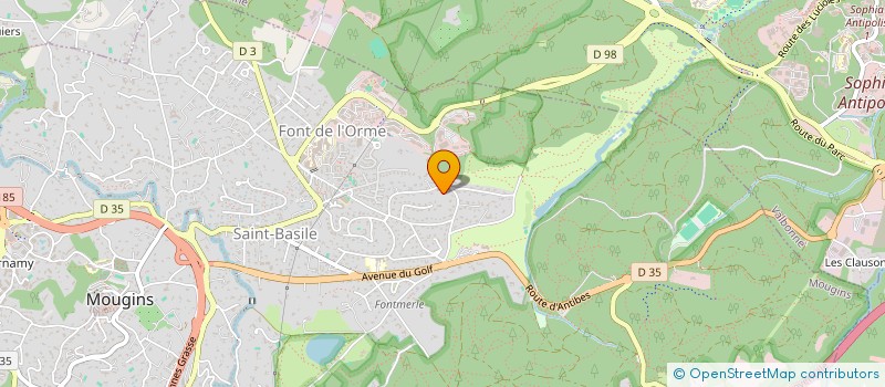 localisation de l'entreprise VALHIOS 9  MOUGINS