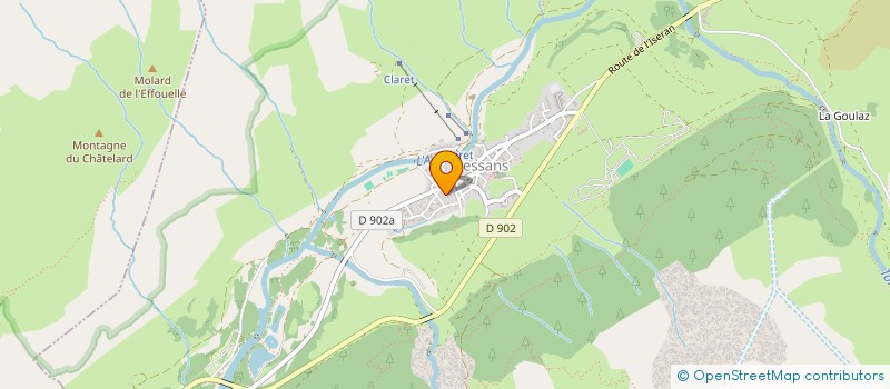 localisation de l'entreprise VALHOTEL  VAL-CENIS