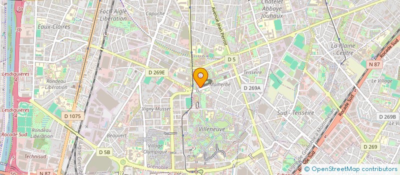 localisation de l'entreprise VALHYDRAU  GRENOBLE