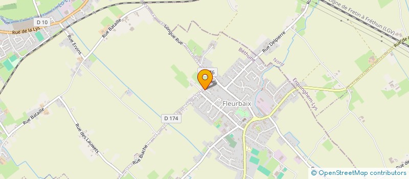 localisation de l'entreprise VALHYDRO  FLEURBAIX