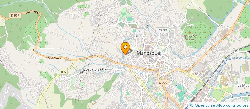 localisation de l'entreprise VALHYMAJO à MANOSQUE