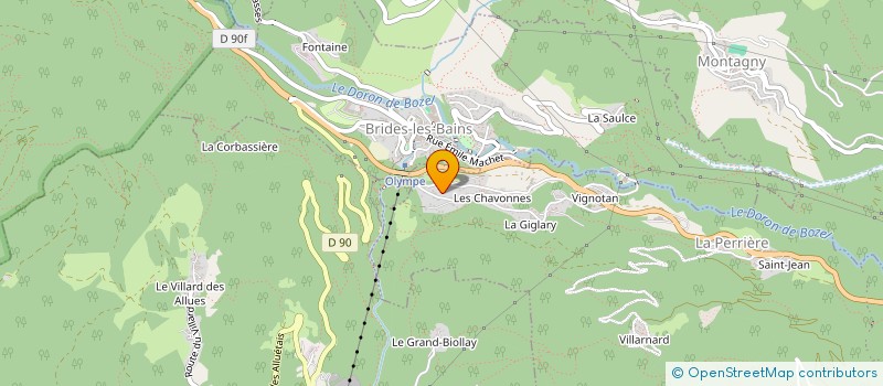 localisation de l'entreprise VALIANT à COURCHEVEL