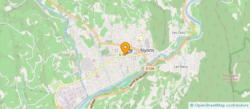 localisation de l'entreprise VALIC à NYONS