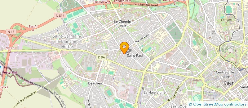 localisation de l'entreprise VALIENTE à CAEN