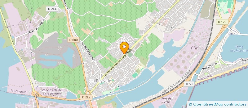 localisation de l'entreprise VALIER à FRONTIGNAN