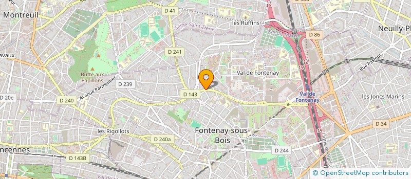 localisation de l'entreprise VALIERE à FONTENAY-SOUS-BOIS