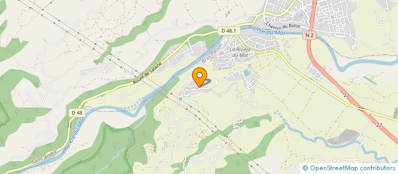 localisation de l'entreprise VALIHA  BRAS-PANON