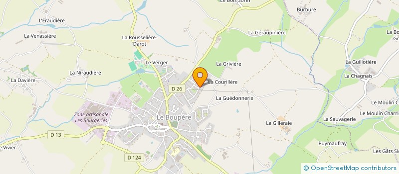 localisation de l'entreprise VALIHOME  BOUPERE (LE)