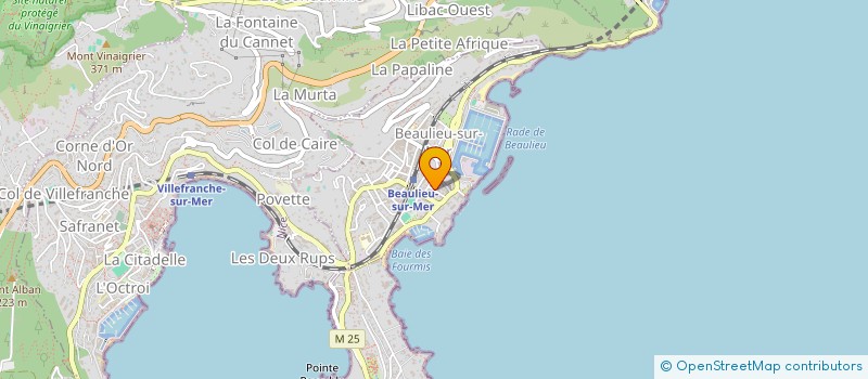 localisation de l'entreprise VALIKOPRO à BEAULIEU-SUR-MER