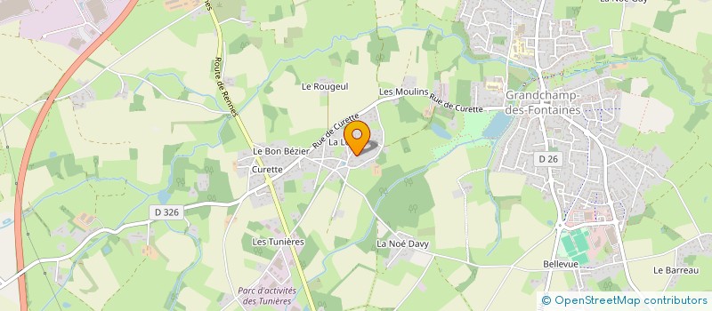 localisation de l'entreprise VALIMAR  GRANDCHAMP-DES-FONTAINES