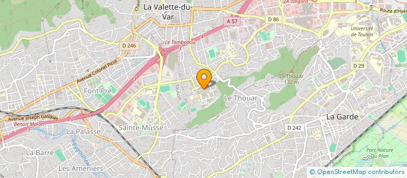 localisation de l'entreprise VALIMI à LA SEYNE-SUR-MER