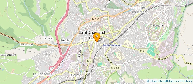 localisation de l'entreprise VALIMMO  SAINT-CHAMOND