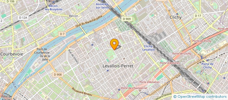 localisation de l'entreprise VALIMMO à LEVALLOIS PERRET